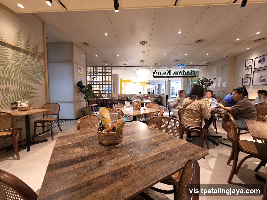 Interior of a cozy cafe or restaurant