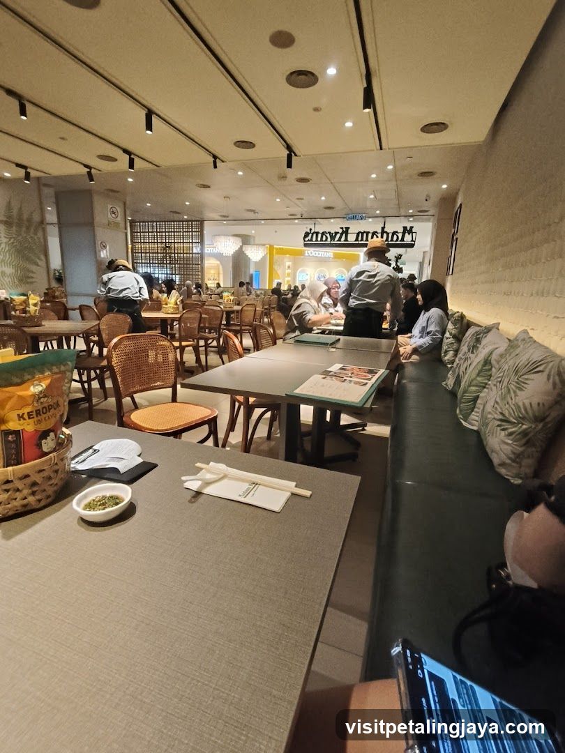 Restaurant Interior with Seating Area