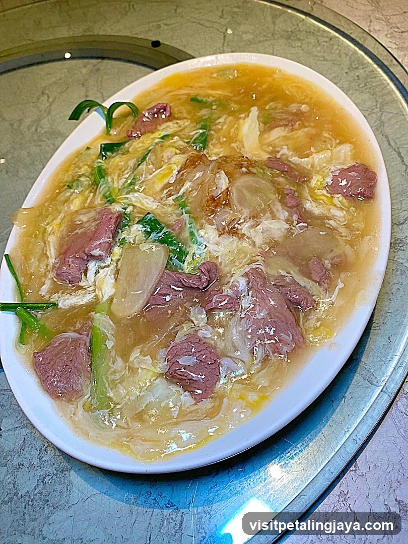 Beef and Egg Soup with Cabbage