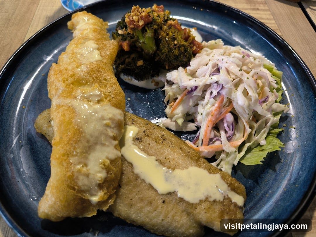 Fish and Coleslaw Plate