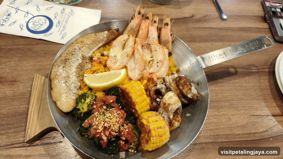 Seafood Frying Pan Meal
