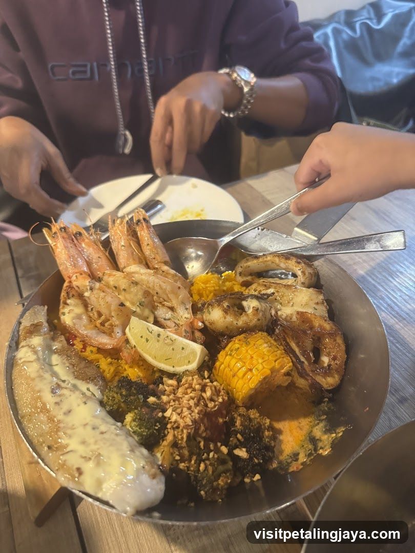 Seafood Platter at Restaurant