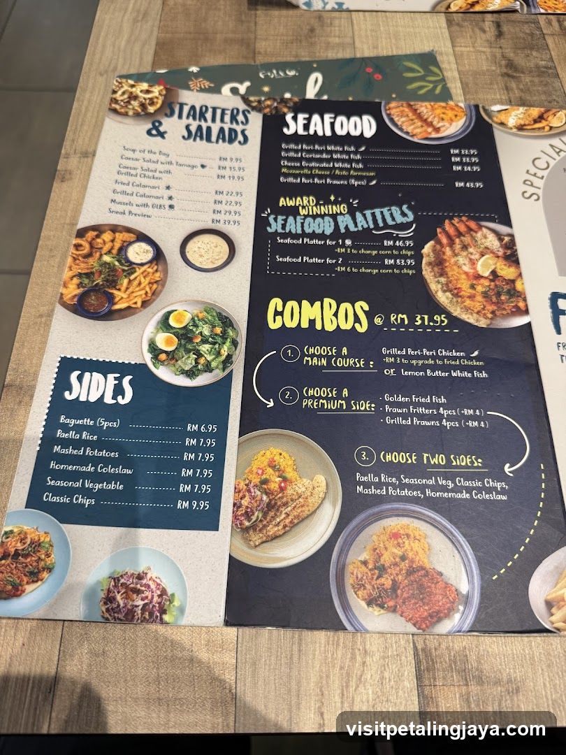 Restaurant Menu Display