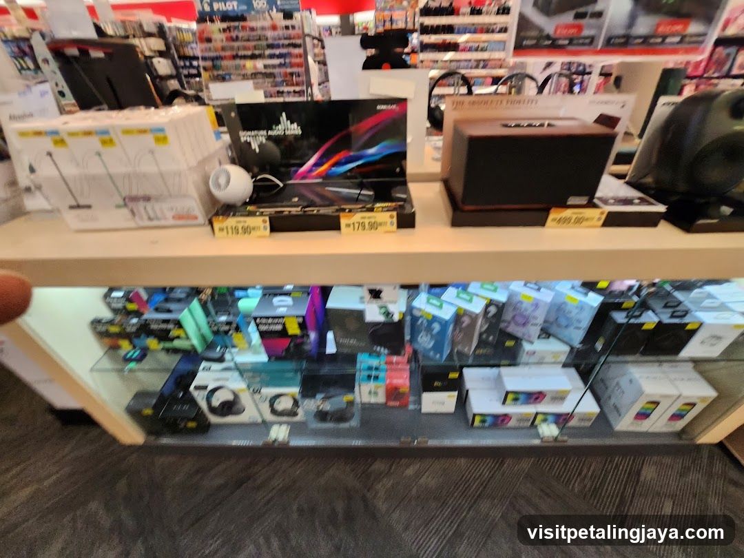 Electronics Store Interior Display