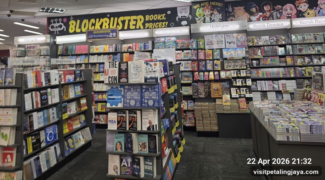 Blockbuster Books Store Interior