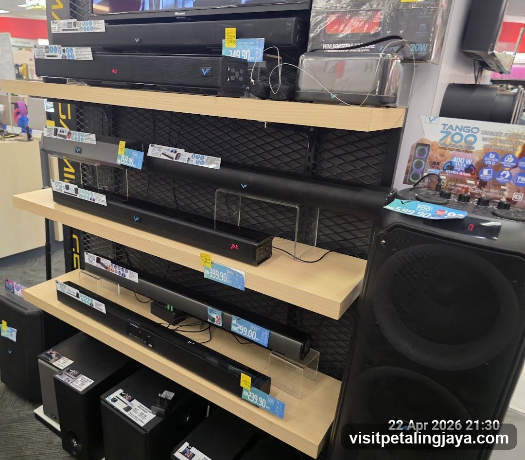 Electronics Store Interior Display