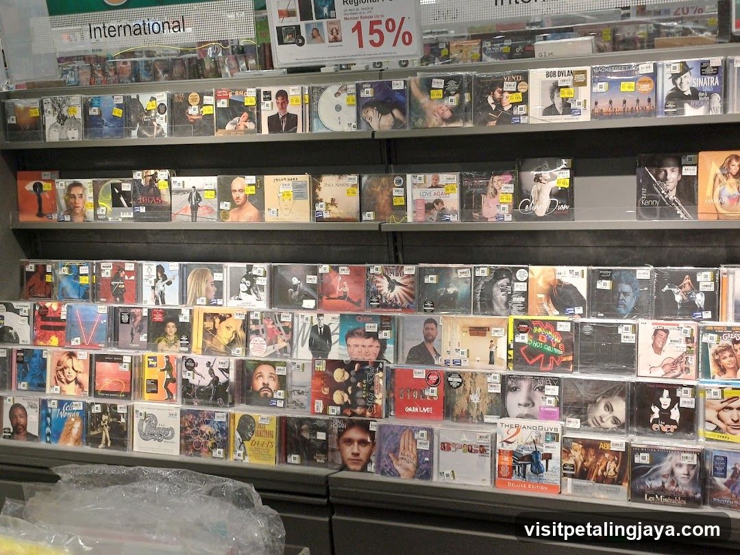 Music CD Shelf Display