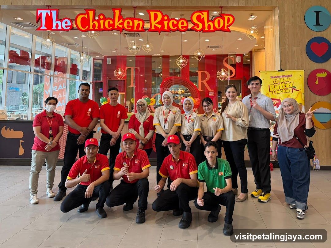 The Chicken Rice Shop Staff Group Photo