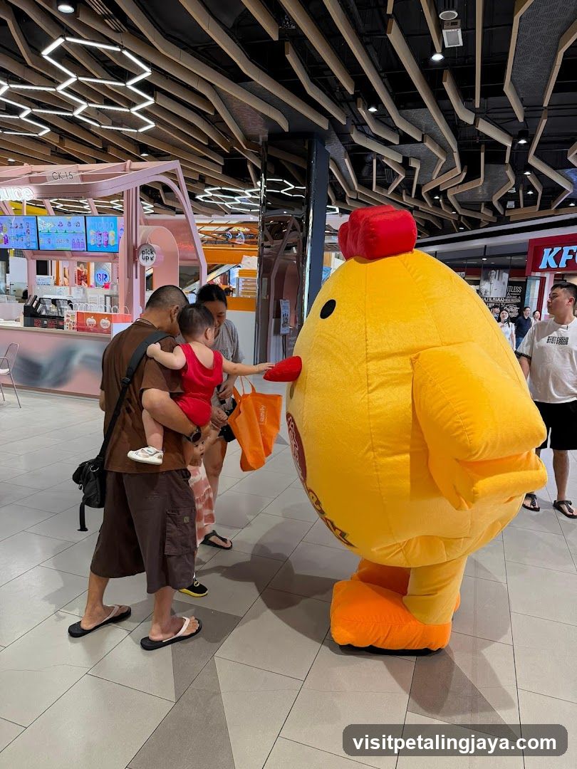 Mascot Interaction in Mall