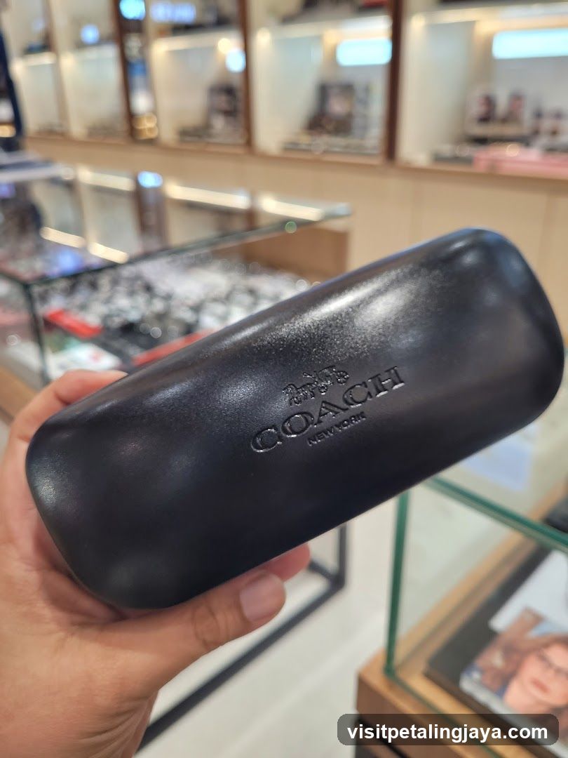 Coach Eyeglass Case in Store