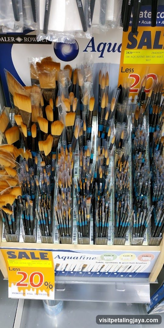 Art Supplies Display
