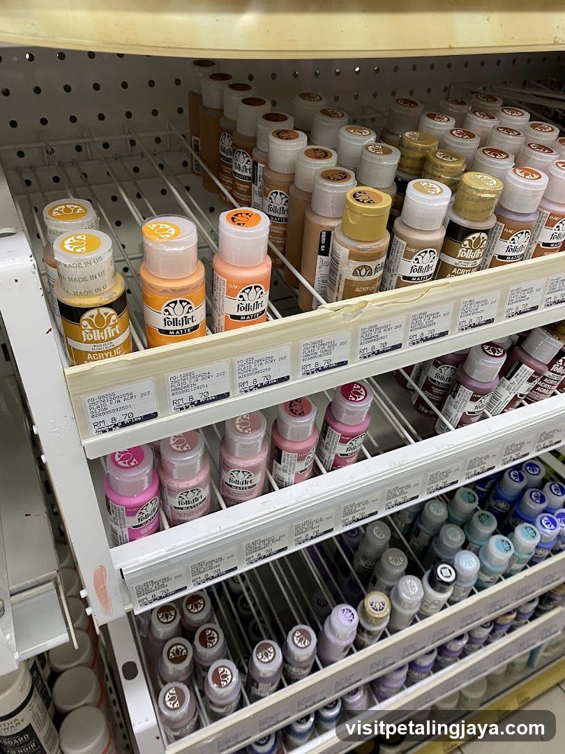 FolkArt Acrylic Paint Display
