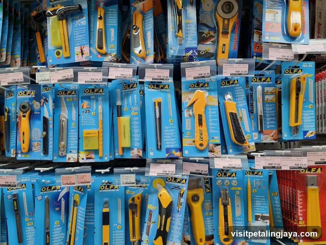 OLFA Stationery and Cutting Tools Display