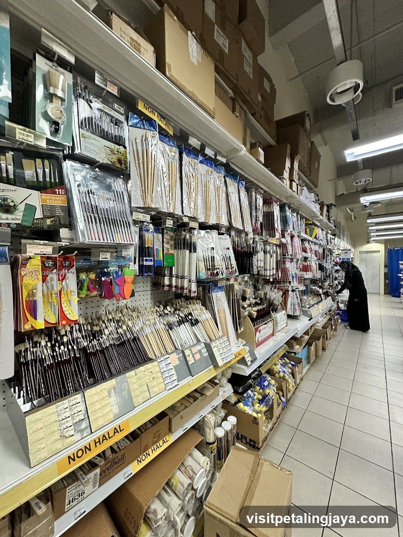 Art Supplies Aisle