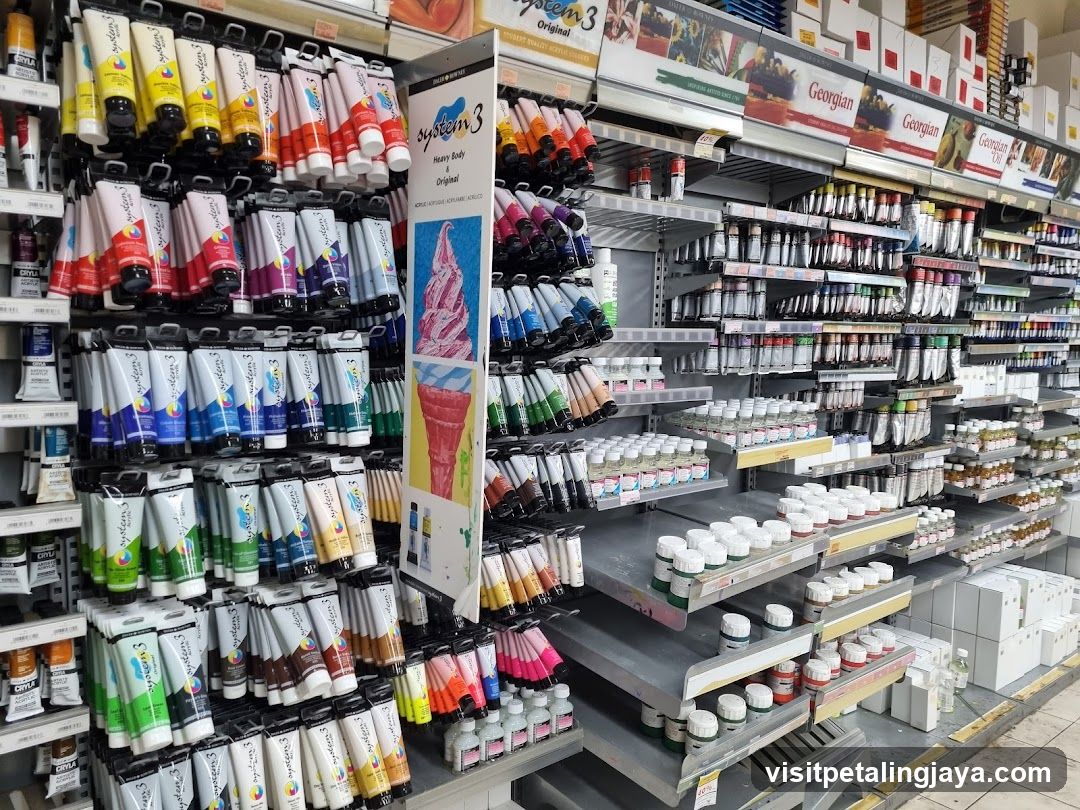 Art Supplies Store Interior