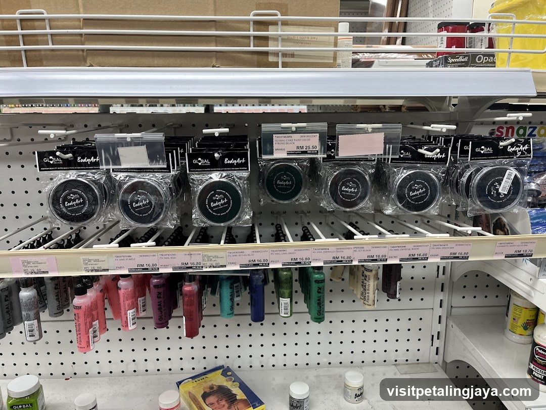 Shelf of Beauty Products