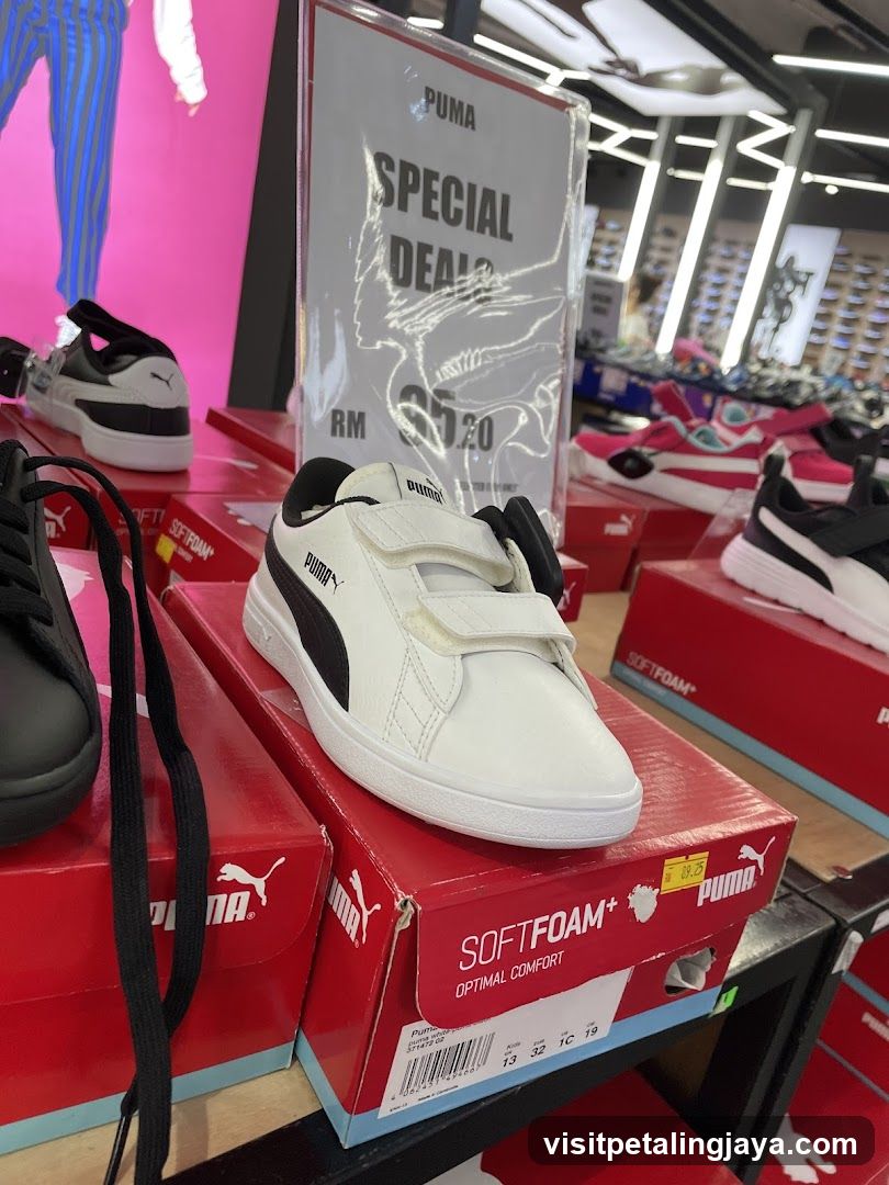 Puma Shoes Display