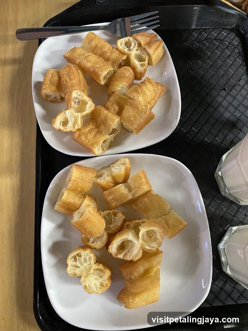 Fried Dough Snacks on Trays