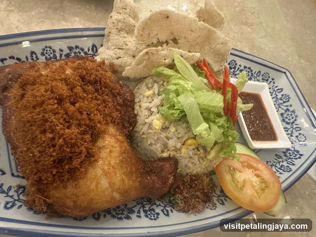 Fried Chicken Rice Plate