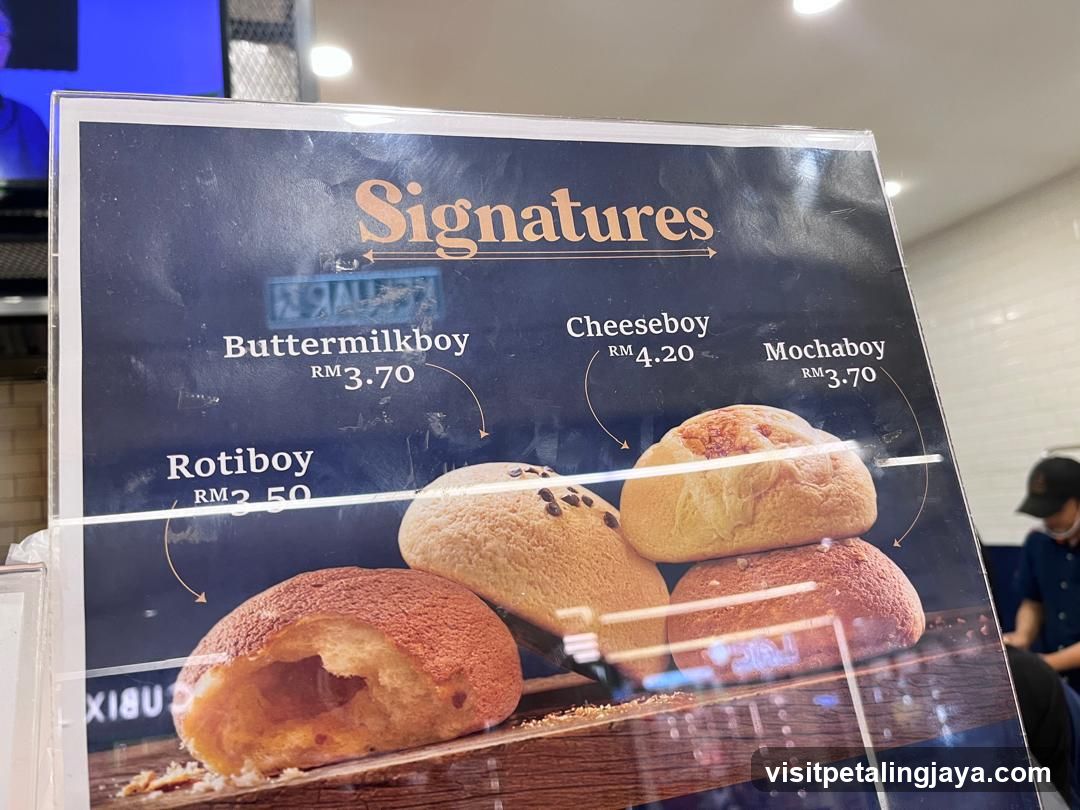 Bakery Signatures Menu Board