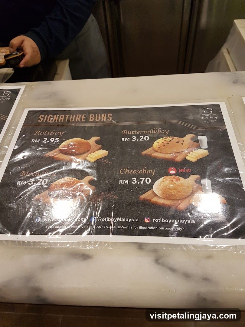 Signature Buns Menu