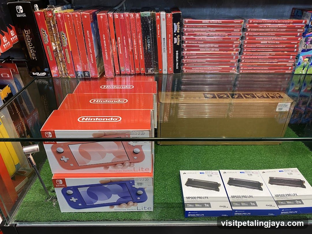 Nintendo Game Store Display
