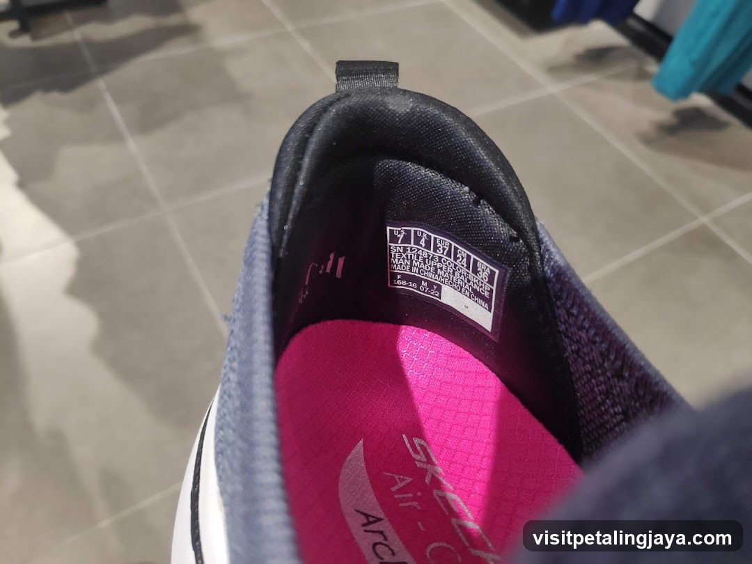 Shoe Interior View