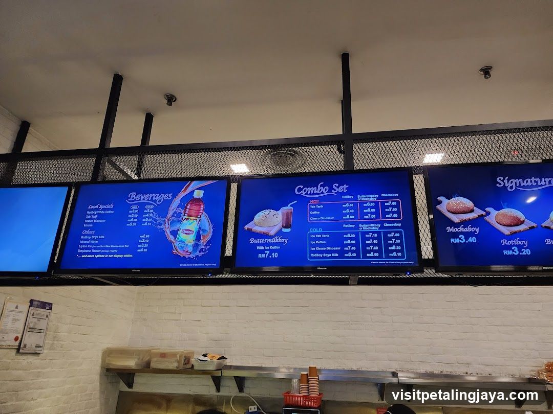 Beverages and Combo Set Menu Board