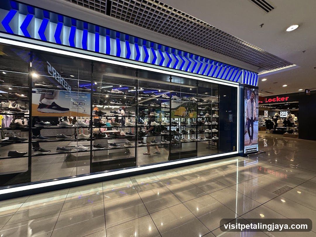 Shoe Store Front in Mall