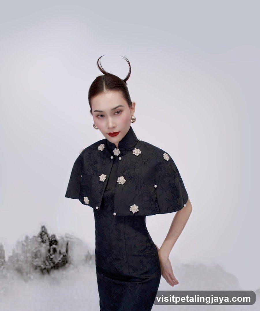 Fashion Portrait with Traditional Attire