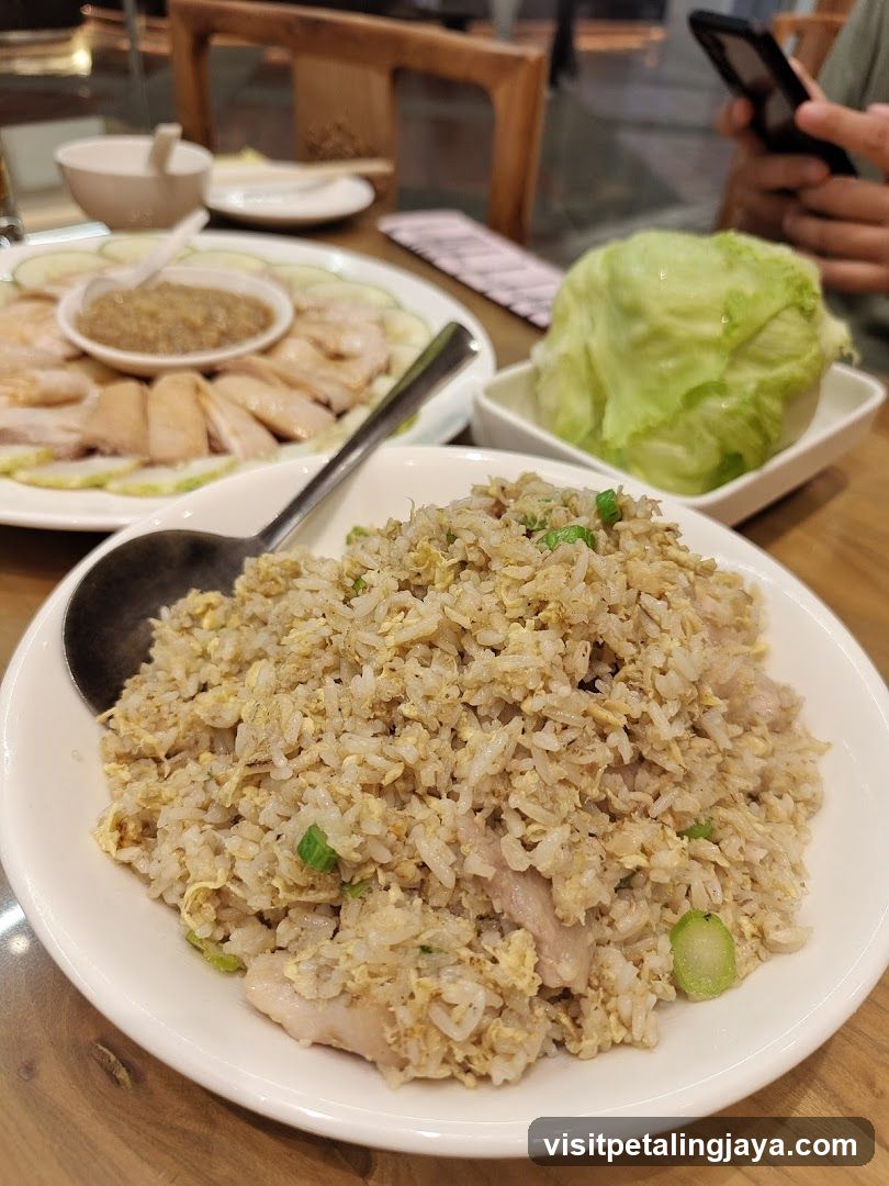 Fried Rice and Chicken Platter