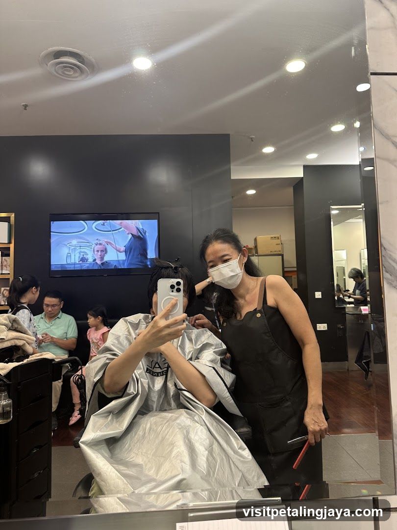 Hair Salon Interior Reflection