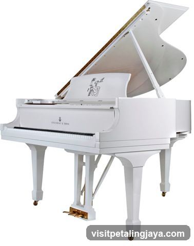 White Grand Piano