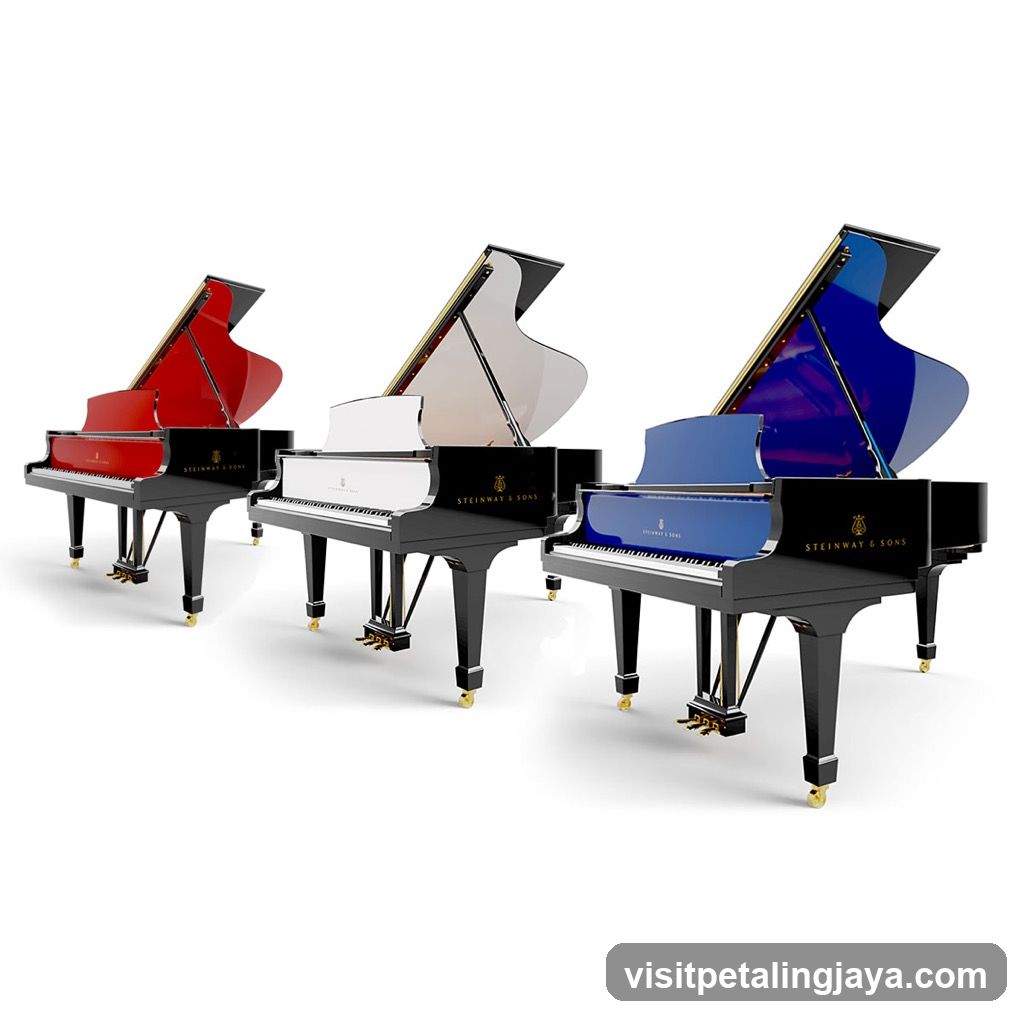 Grand Pianos Display