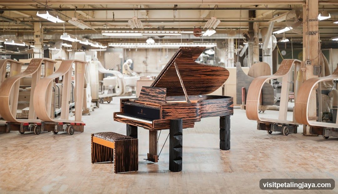 Grand Piano in Workshop