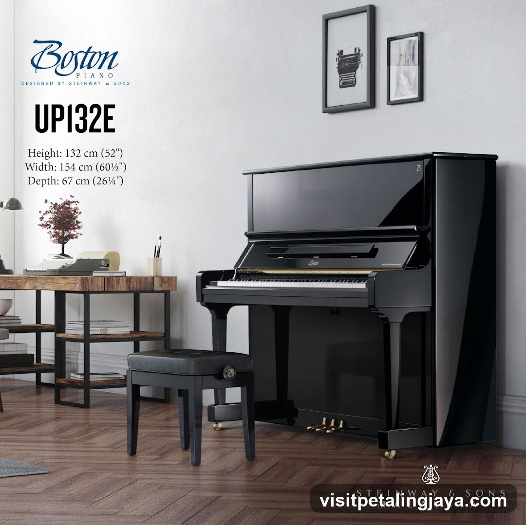 Boston Piano UPI32E Interior Shot