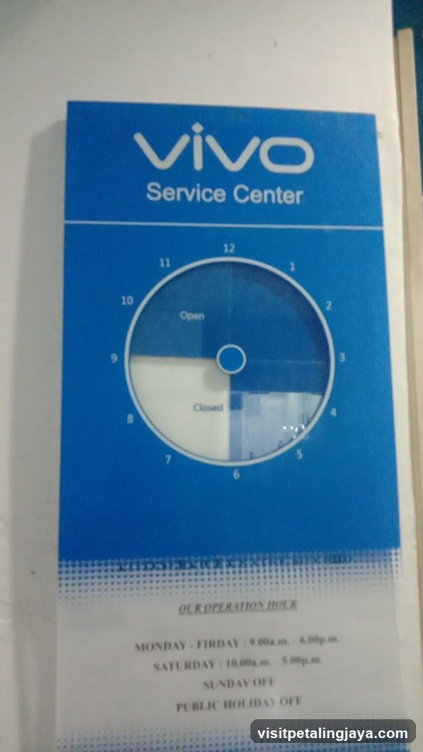 Vivo Service Center Flyer