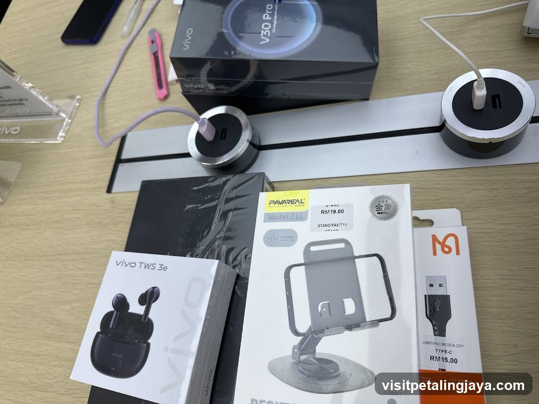 Electronics and Accessories Display