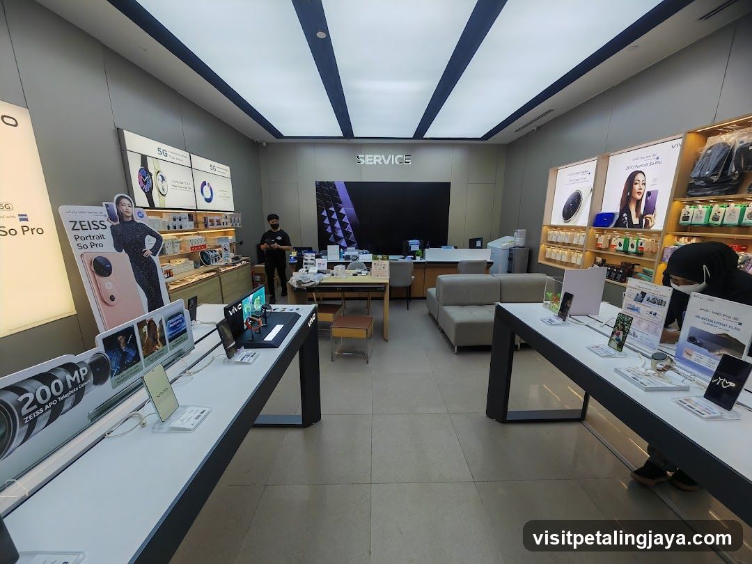 Electronics Store Interior