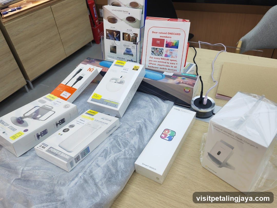 Electronics and Accessories Display