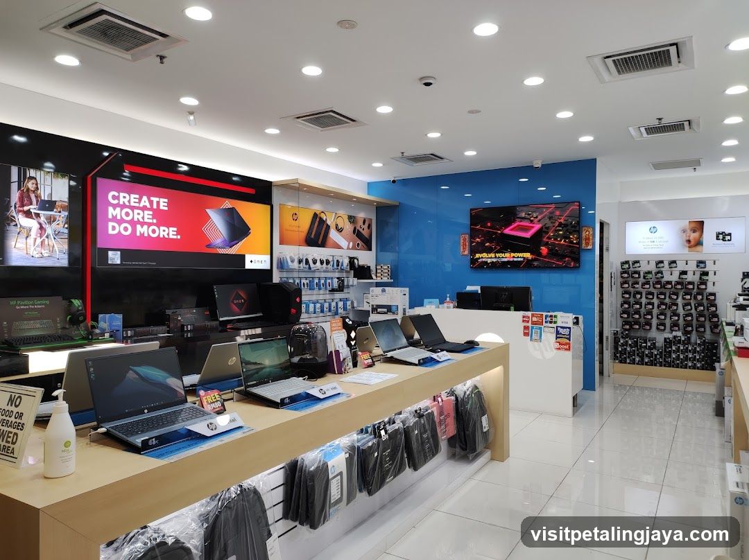 Electronics Store Interior