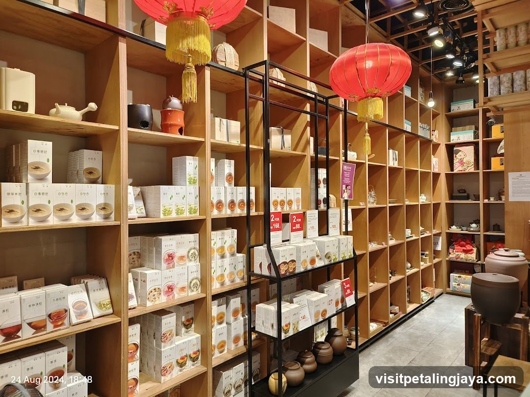 Tea Shop Interior Display