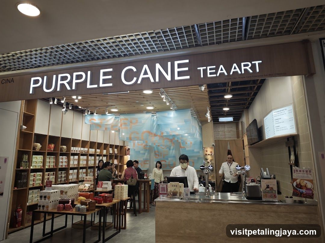 Purple Cane Tea Art Interior