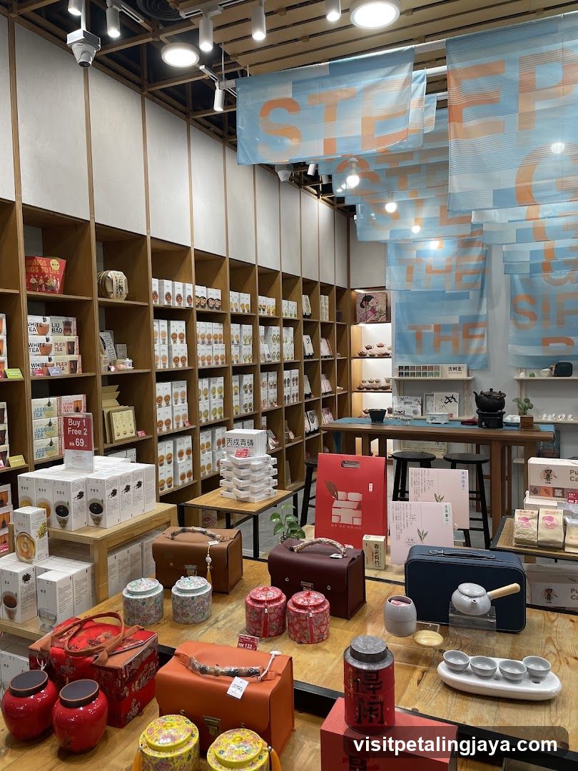 Tea Shop Interior Display