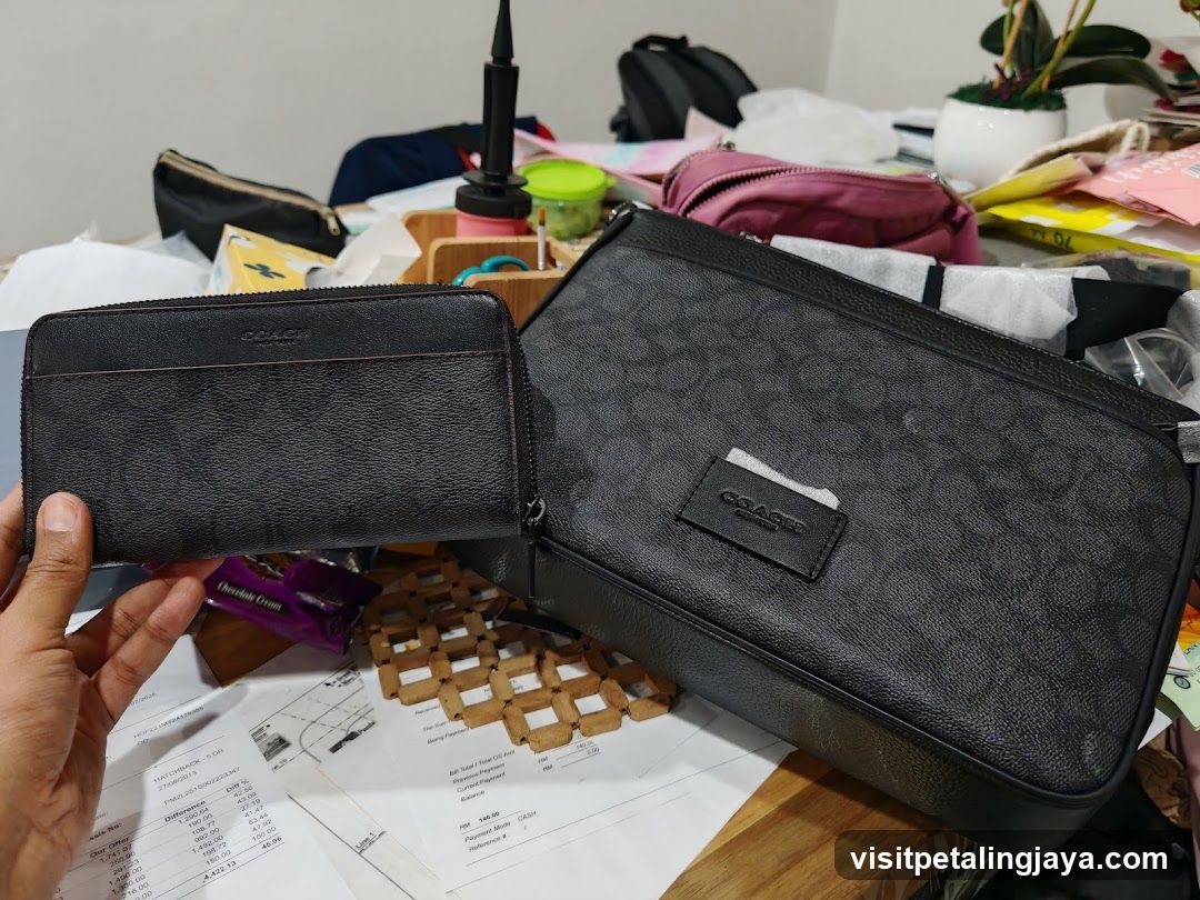 Coach Wallets on Table