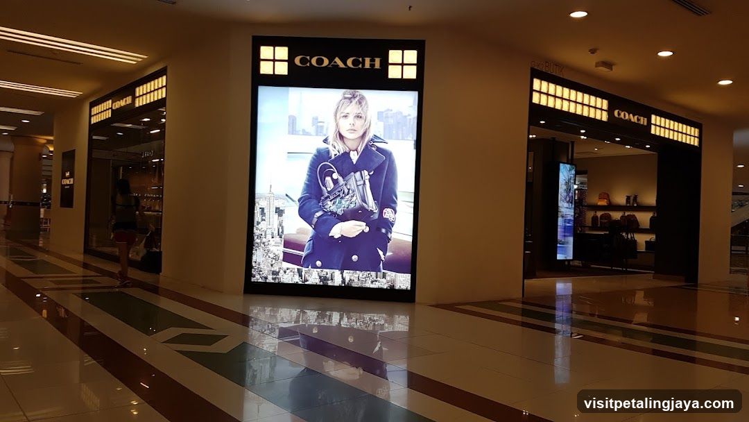 Coach Store Interior and Advertisement