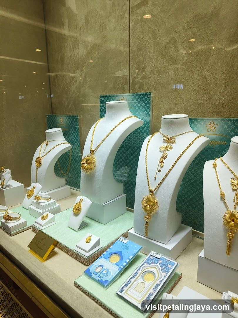 Gold Jewelry Display