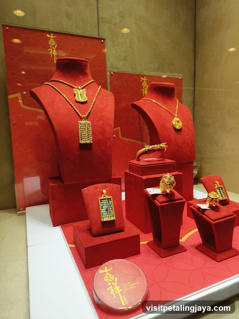 Gold Jewelry Display