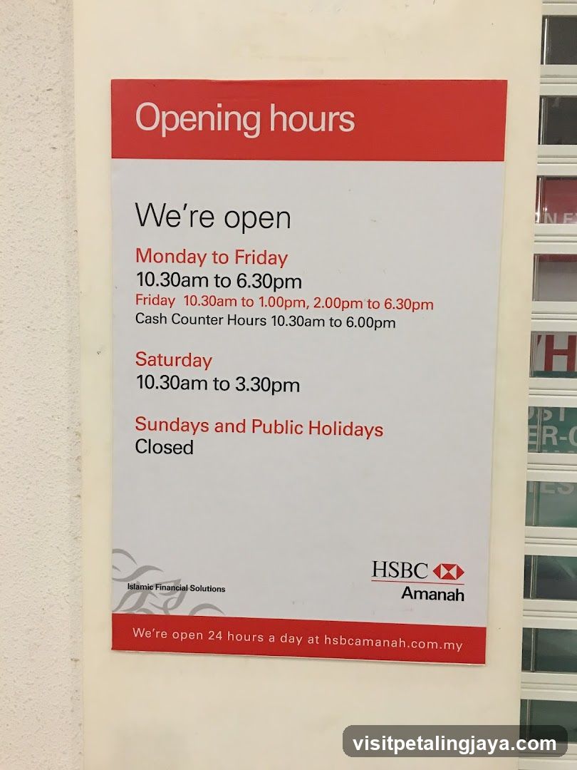 Opening Hours Sign