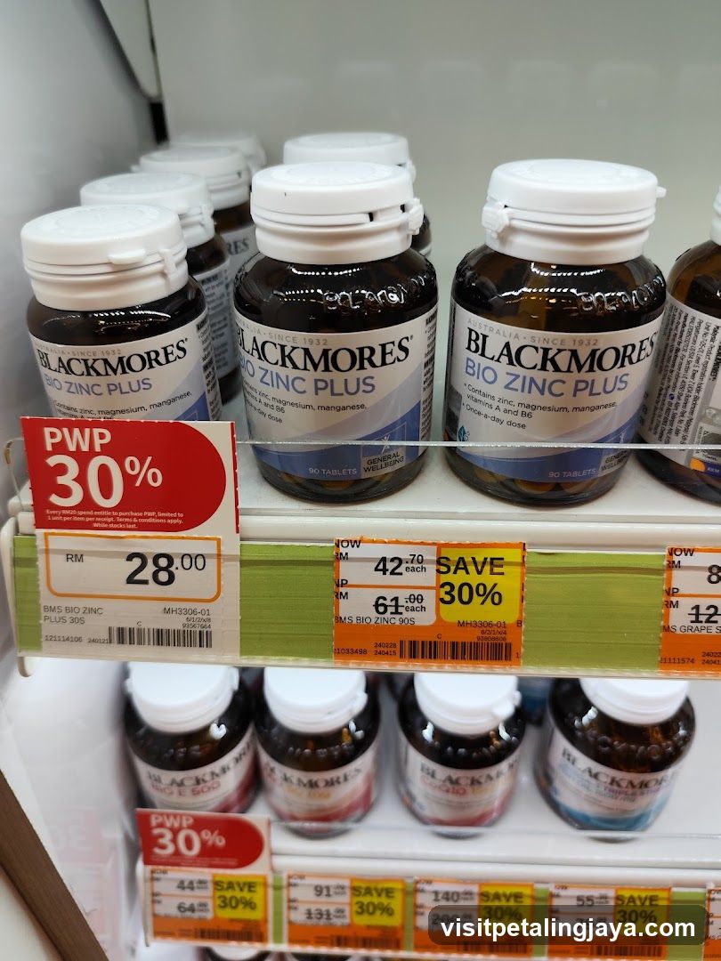 Blackmores Bio Zinc Plus Shelf Display